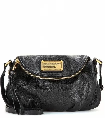 Mini Natasha textured leather shoulder bag