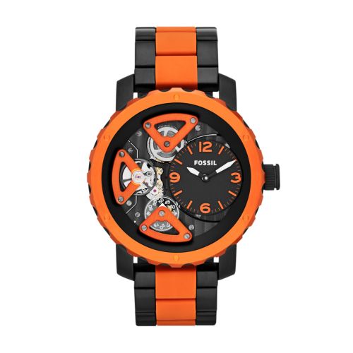  Nate Multifunction Silicone Watch – Black and Red 