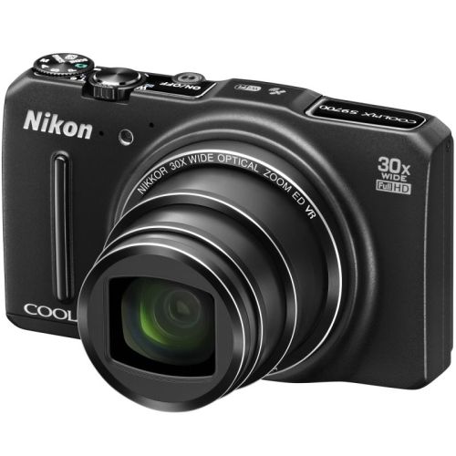 Дигитален фотоапарат Nikon COOLPIX S9700, 16MP, Wi-Fi, GPS, Черен